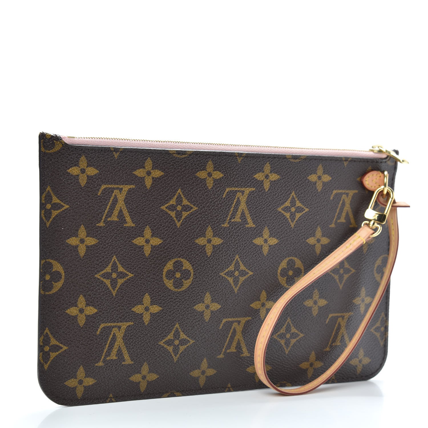 Louis Vuitton Monogram Neverfull MM GM Pochette Rose Ballerine 3 of 7