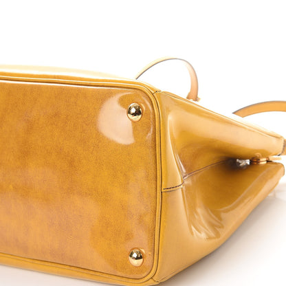 Prada Spazzolato Medium Double Zip Tote Sole Fume 13 of 13