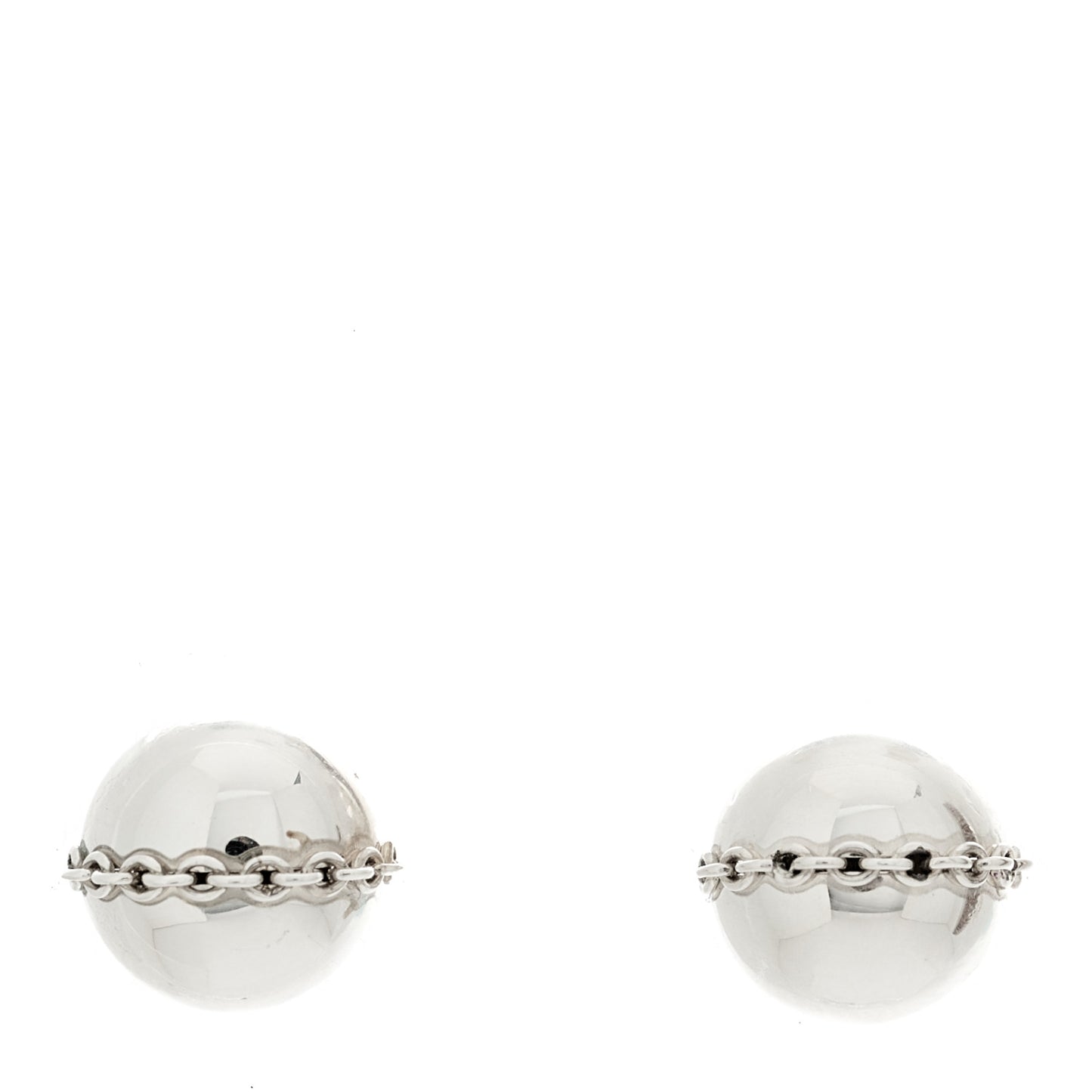 Sterling Silver HardWear Bolt Ball Earrings