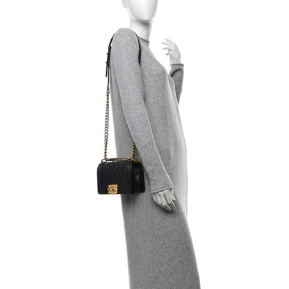 Chanel Lambskin Quilted Small Boy Flap Black 2 of 10