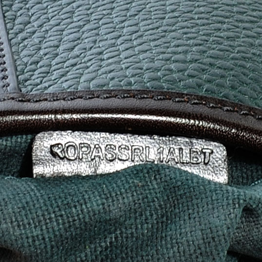 Burberry Leather Suede Brickfield Shoulder Bag Green 7 of 11