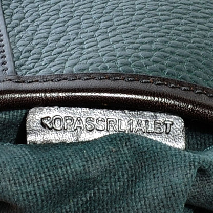 Burberry Leather Suede Brickfield Shoulder Bag Green 7 of 11