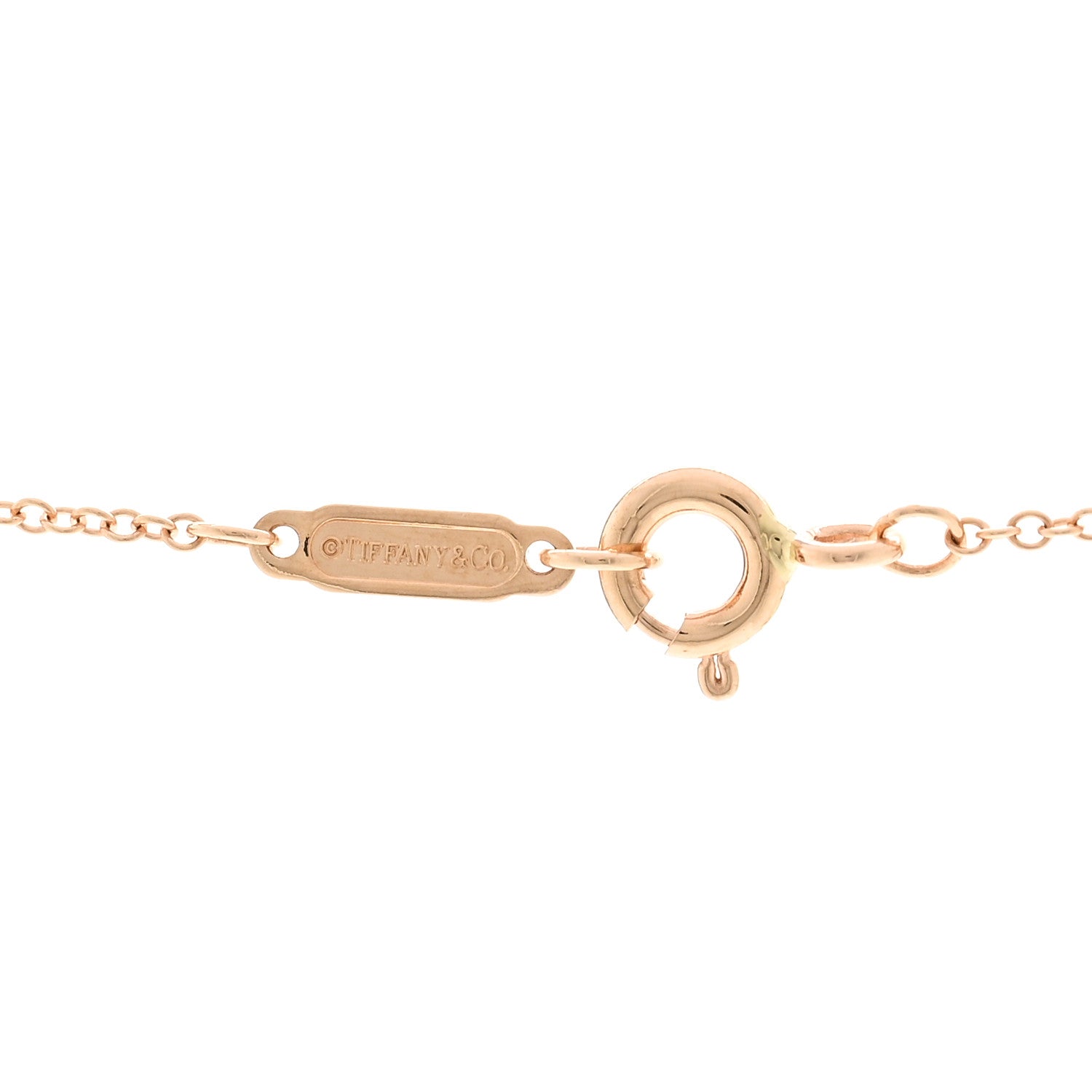 Tiffany 18K Rose Gold Diamond Open Flower Paper Flowers Pendant Necklace 4 of 5