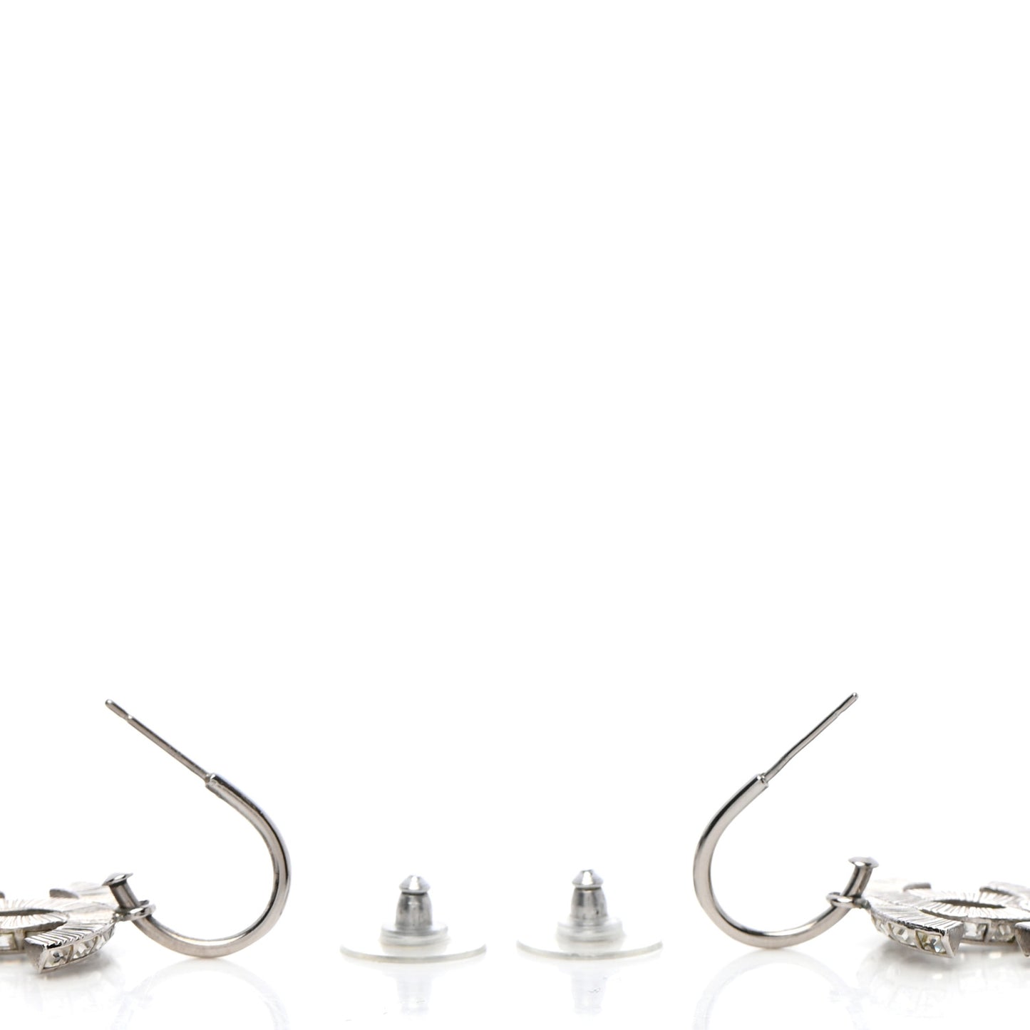 Baguette Crystal CC Dangle Earrings