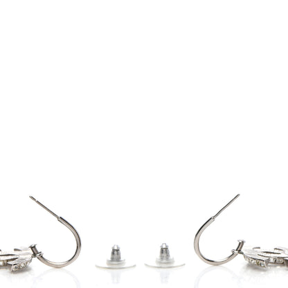Chanel Baguette Crystal CC Dangle Earrings 3 of 4