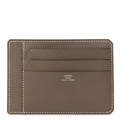 Hermes Evercolor City 8CC Card Holder Etoupe 1 of 7