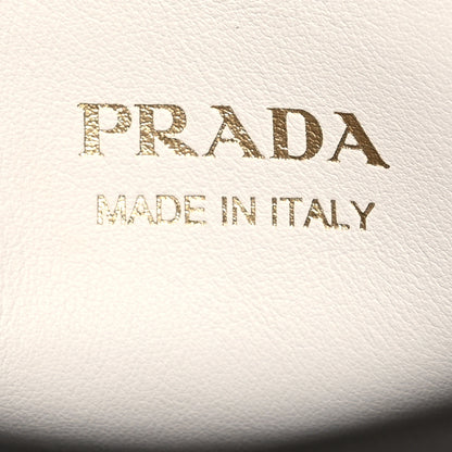 Prada Saffiano Cuir Calfskin Small Monochrome Top Handle Tote White 6 of 11