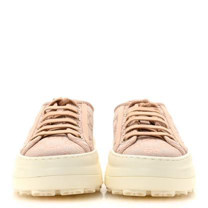 Gucci GG Monogram Womens 1977 Tennis Platform 52mm Sneakers 36 Skin Rose 3 of 9