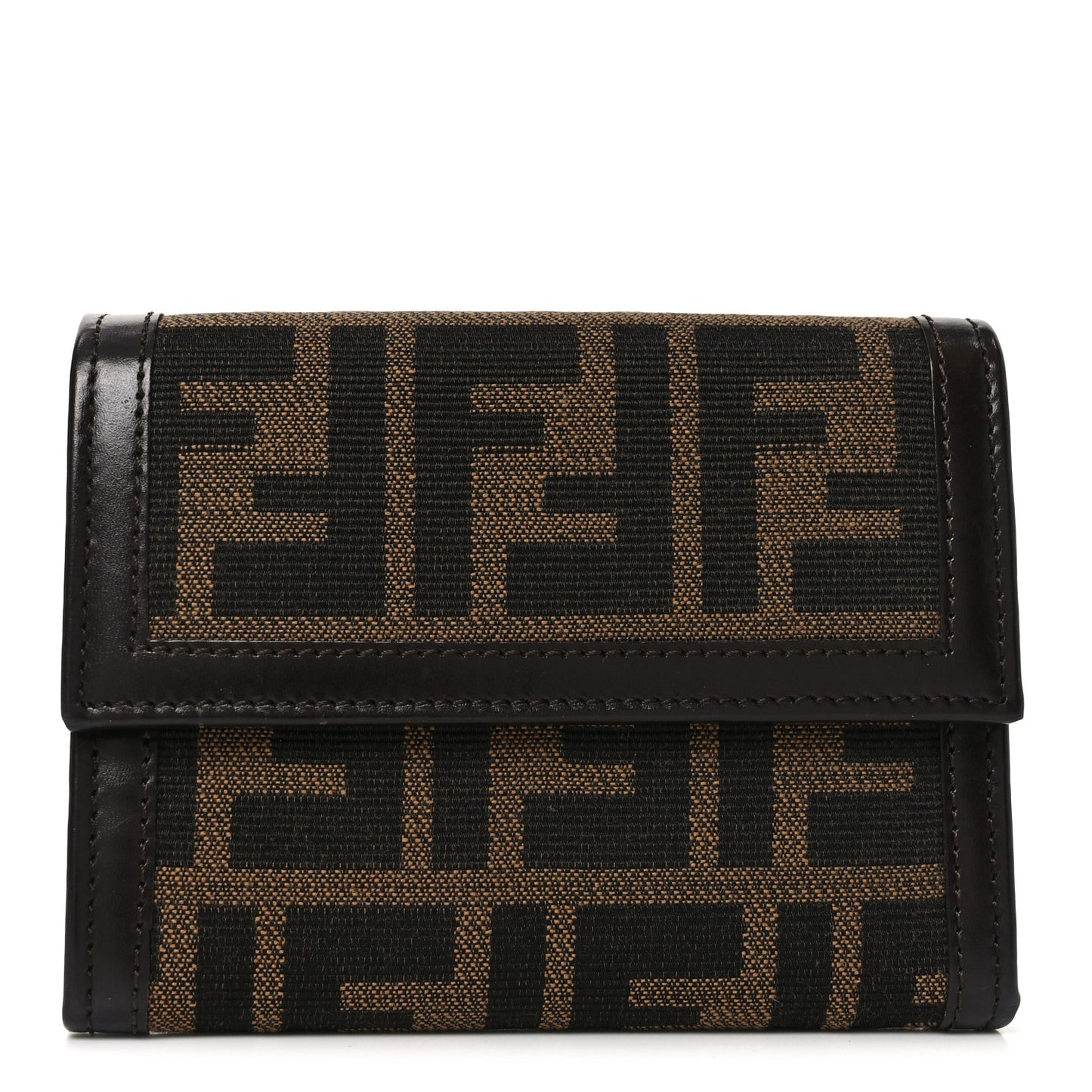Zucca Compact Wallet Tobacco