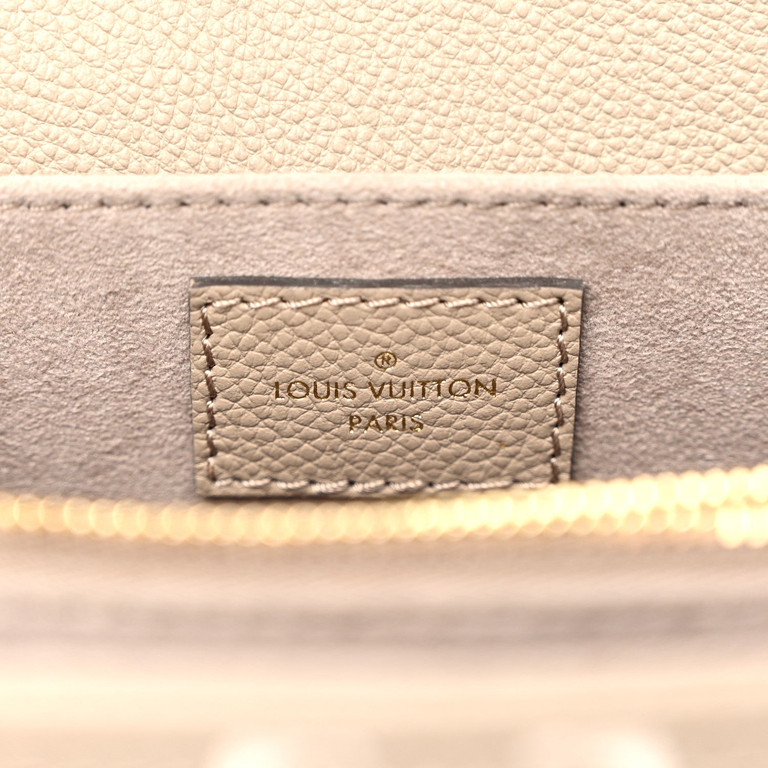 Louis Vuitton Empreinte Monogram Giant Pochette Metis East West Tourterelle Creme 6 of 10