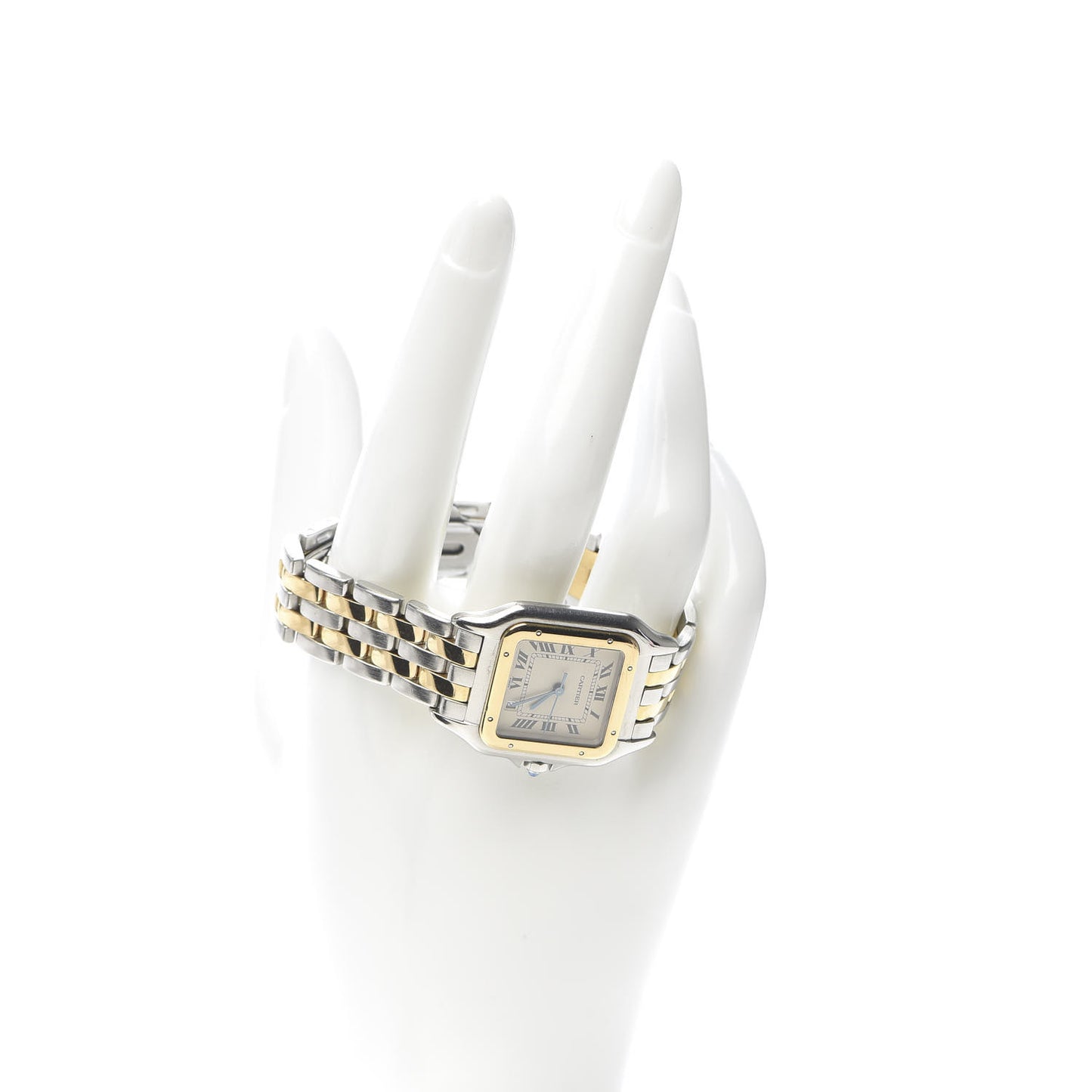 Stainless Steel 18K Yellow Gold 27mm Panthere Quartz Watch