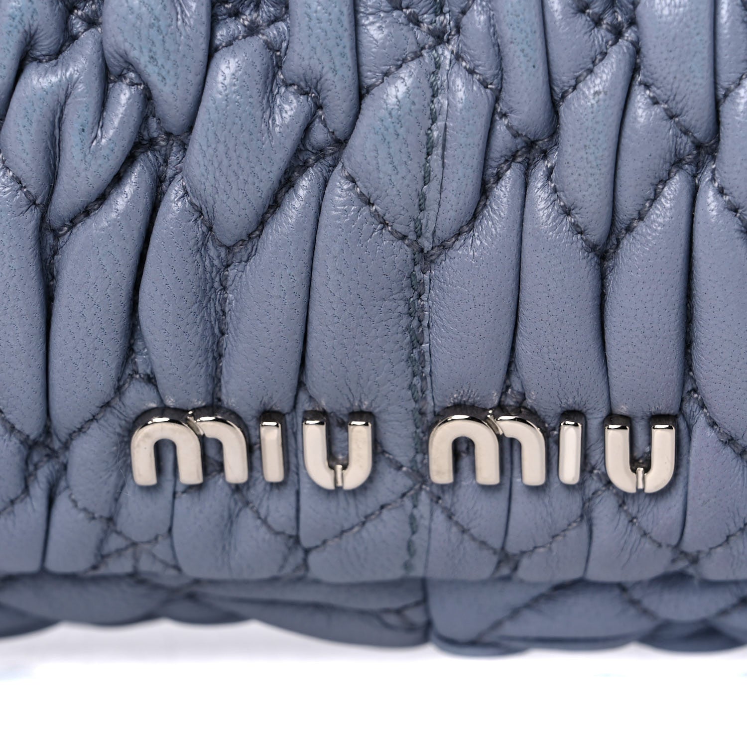 Miu Miu Nappa Matelasse Shoulder Bag Astro 12 of 12