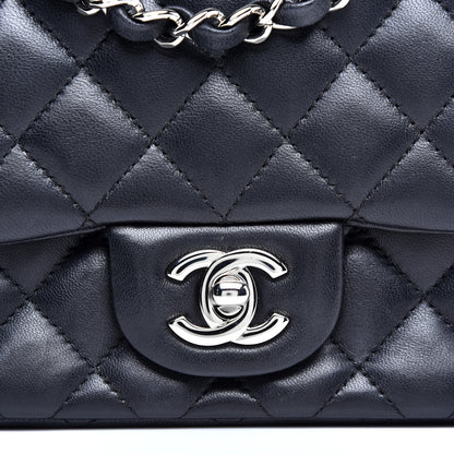 Chanel Lambskin Quilted Mini Square Flap Black 10 of 11