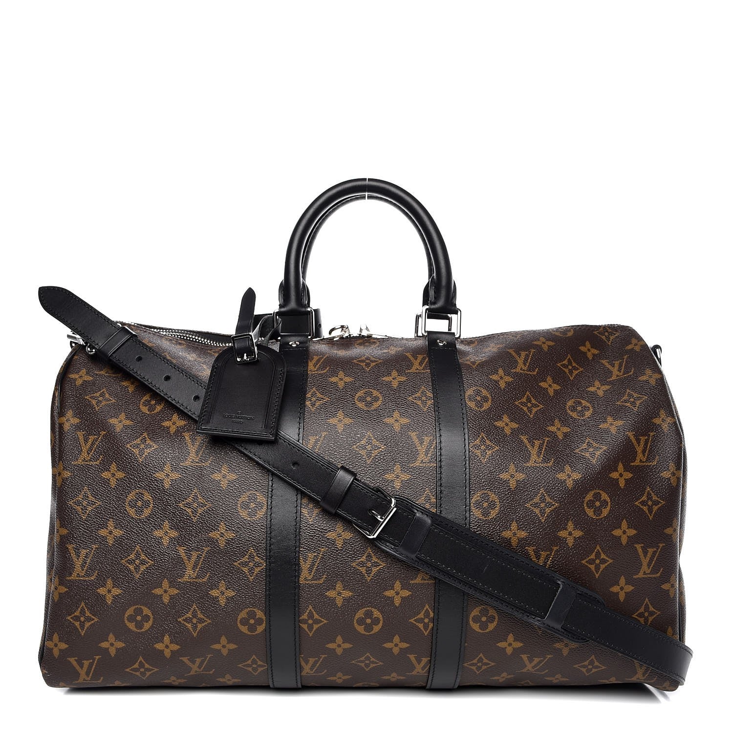 Louis Vuitton Monogram Macassar Keepall Bandouliere 45 1 of 7