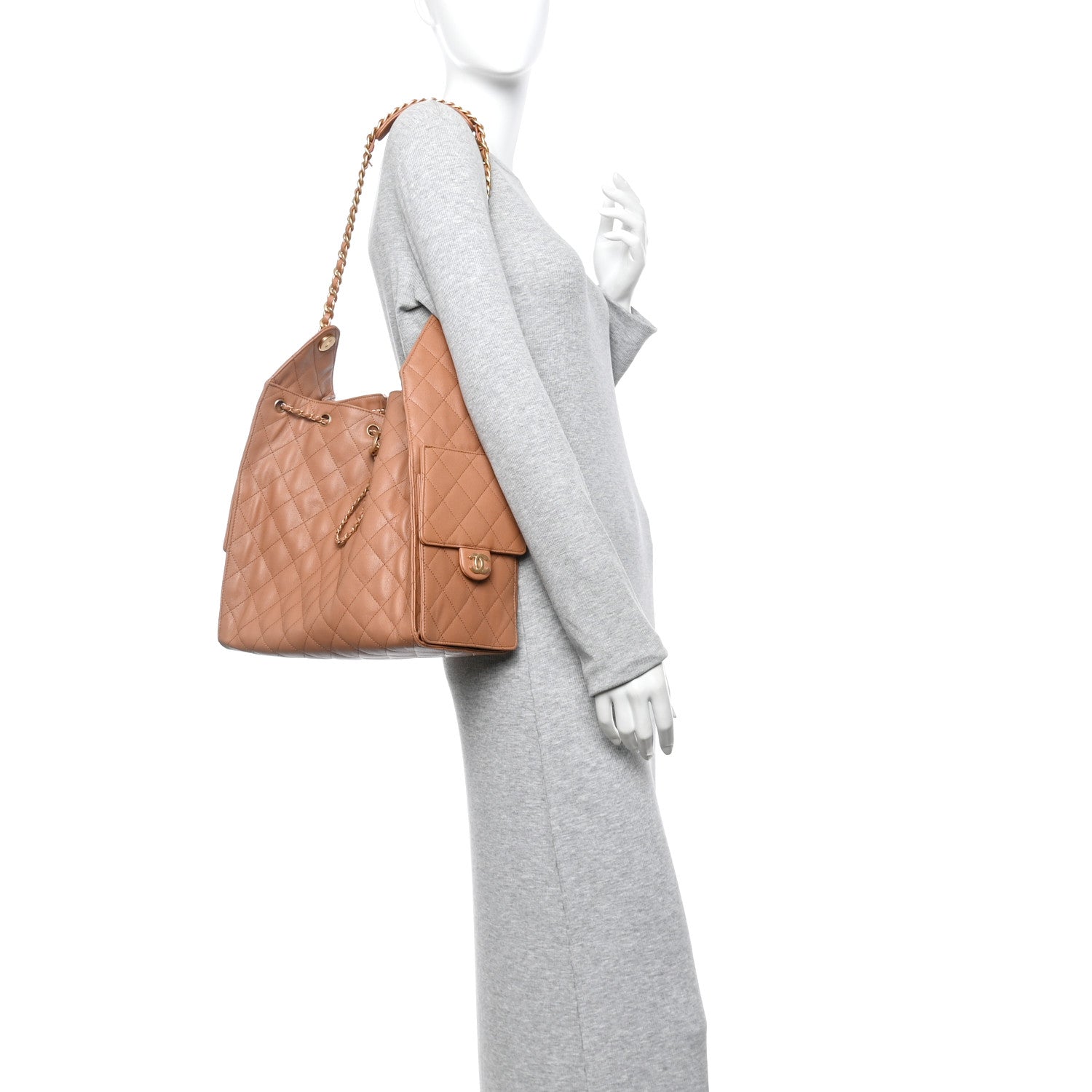 Chanel Caviar Quilted Medium Chanel 25 Handbag Brown 2 of 12