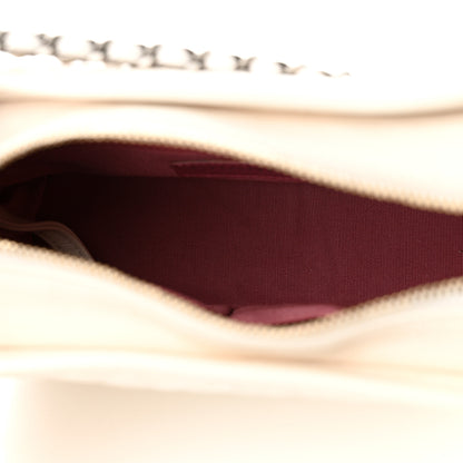 Chanel Aged Calfskin Quilted Small Gabrielle Hobo White 5 of 10