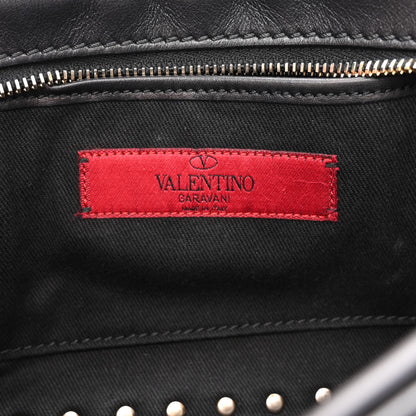 Valentino Garavani Calfskin Rockstud Camera Crossbody Bag Black 6 of 12