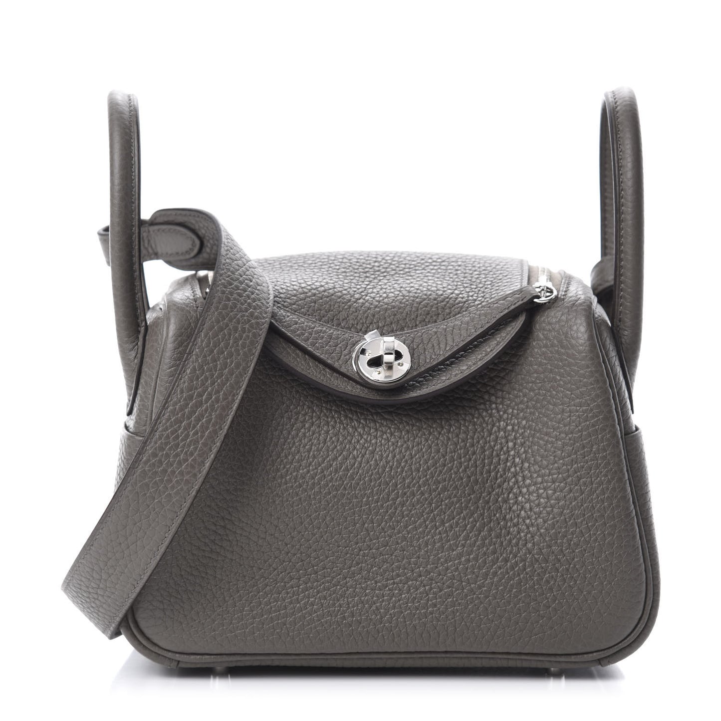Taurillon Clemence Mini Lindy 20 Etain