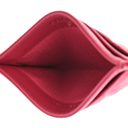 Chanel Caviar Quilted Card Holder Dark Pink 5 of 9