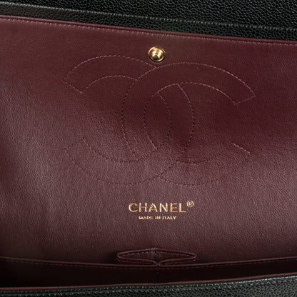 Chanel Caviar Quilted Jumbo Double Flap Black 8 of 9