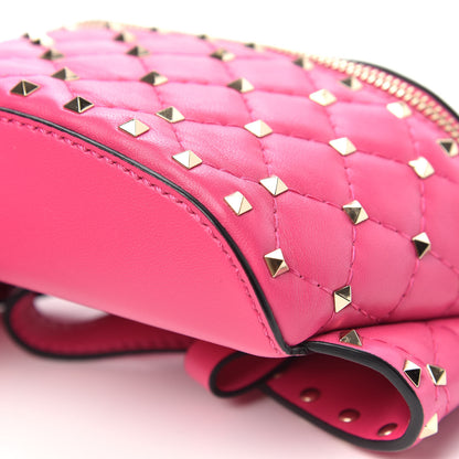 Valentino Garavani Nappa Rockstud Spike Belt Bag 85 Pink Orchid 8 of 9