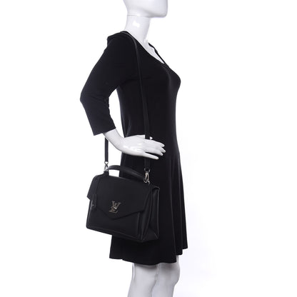 Louis Vuitton Soft Calfskin My Lockme Top Handle Black 1 of 10