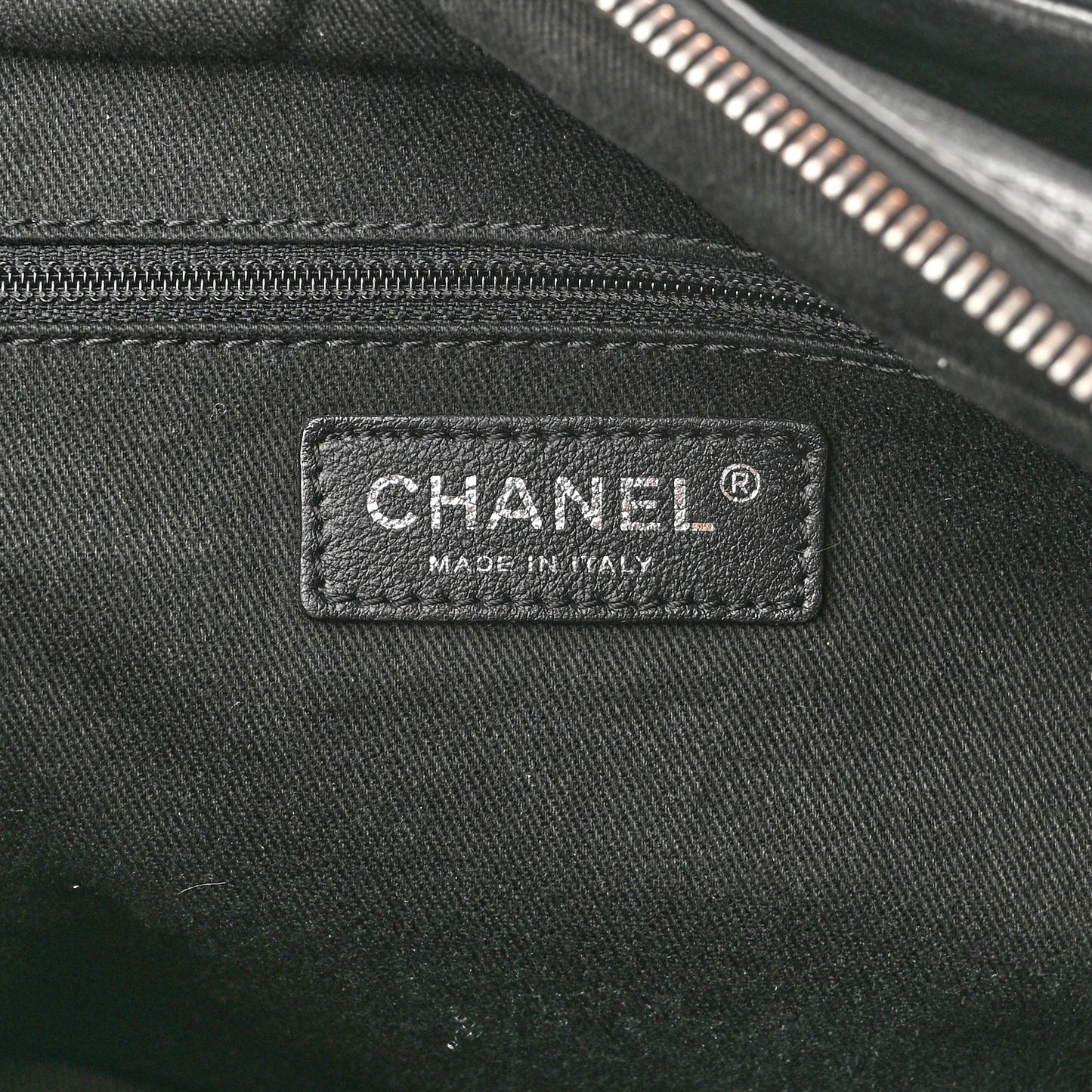 Calfskin Small Diamond Stitch Tote Black