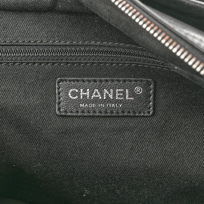 Chanel Calfskin Small Diamond Stitch Tote Black 6 of 10