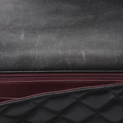 Chanel Lambskin Quilted Maxi Single Flap Black 12 of 16