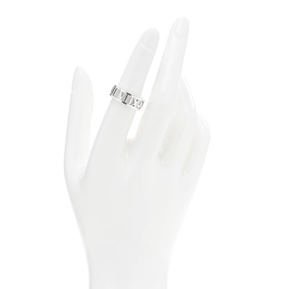 Tiffany Sterling Silver Wide Atlas Open Ring 53 6.25 2 of 4