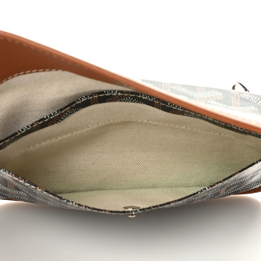 Goyardine Pouch Black Gold