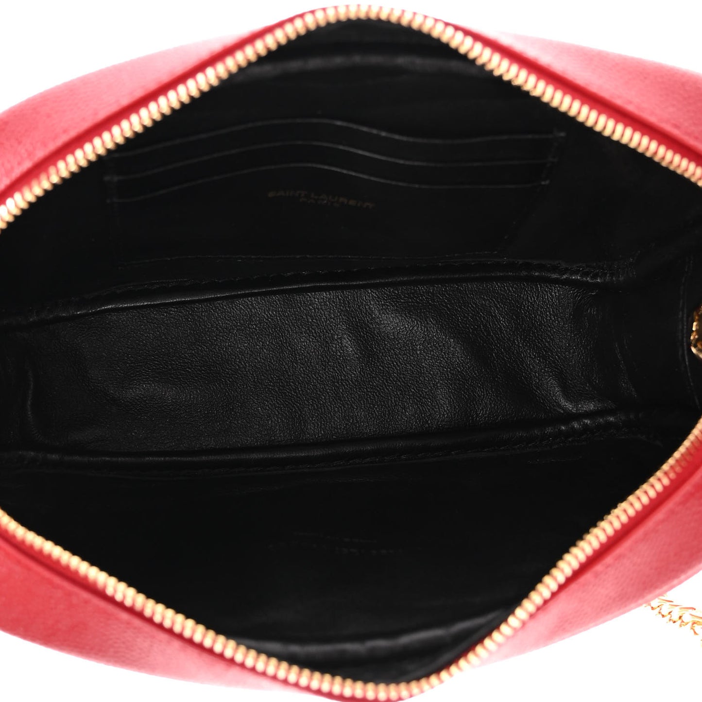 Grain De Poudre Matelasse Monogram Mini Lou Camera Bag Eros Red