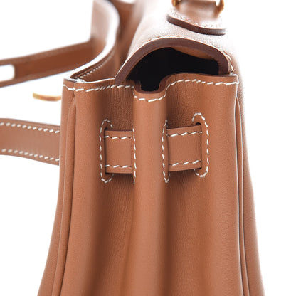 Hermes Swift Kelly Retourne 25 Gold 18 of 37