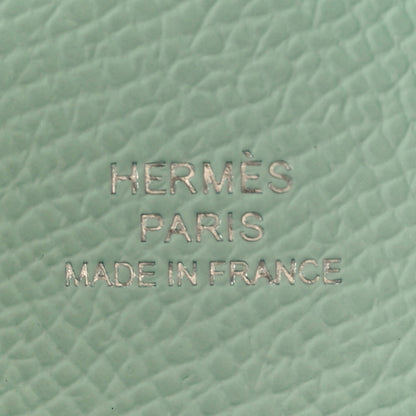 Hermes Epsom Calvi Card Case Vert Peppermint 7 of 8