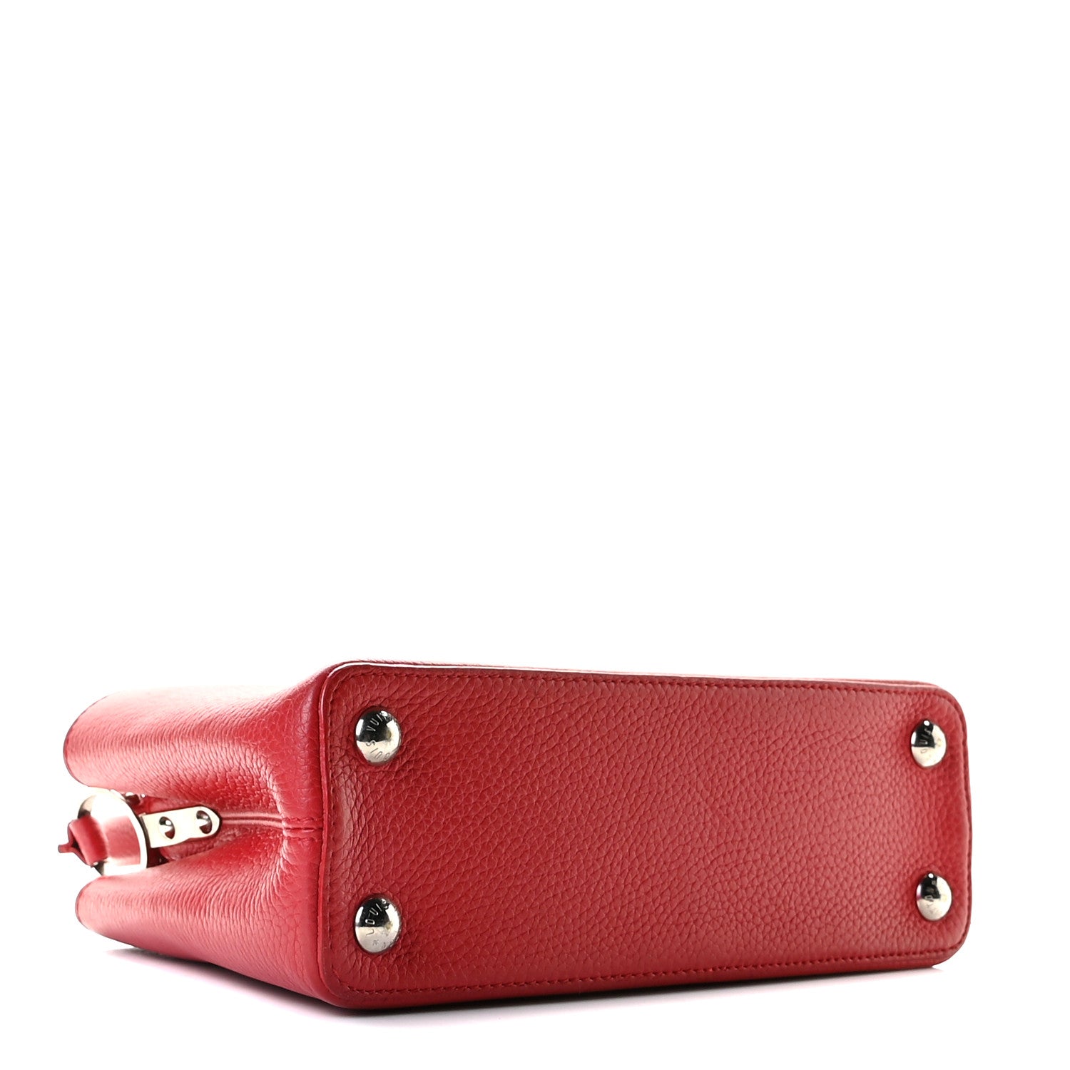 Louis Vuitton Taurillon Capucines BB Rubis 3 of 8