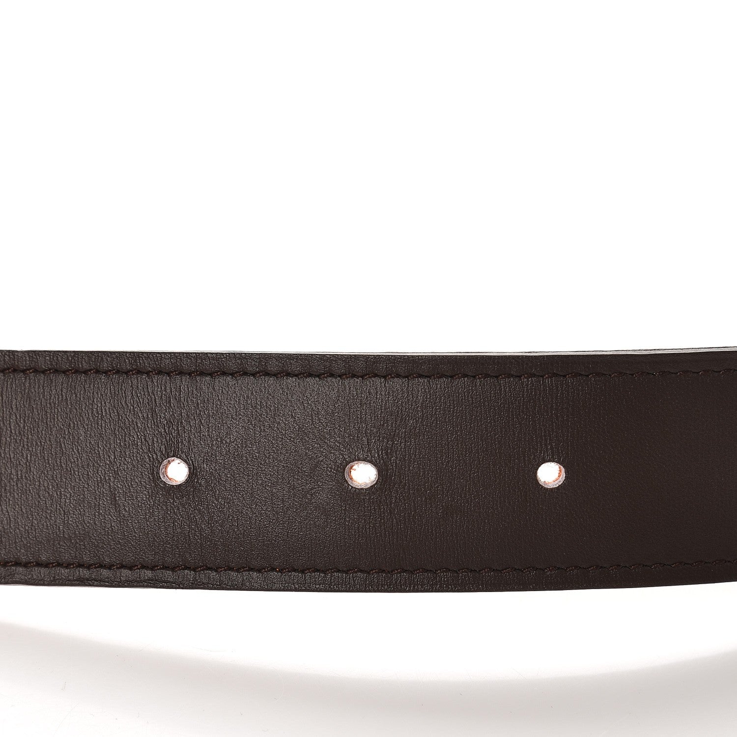 Hermes Swift Togo 32mm Quizz H Belt 90 Chocolate Orange 12 of 14