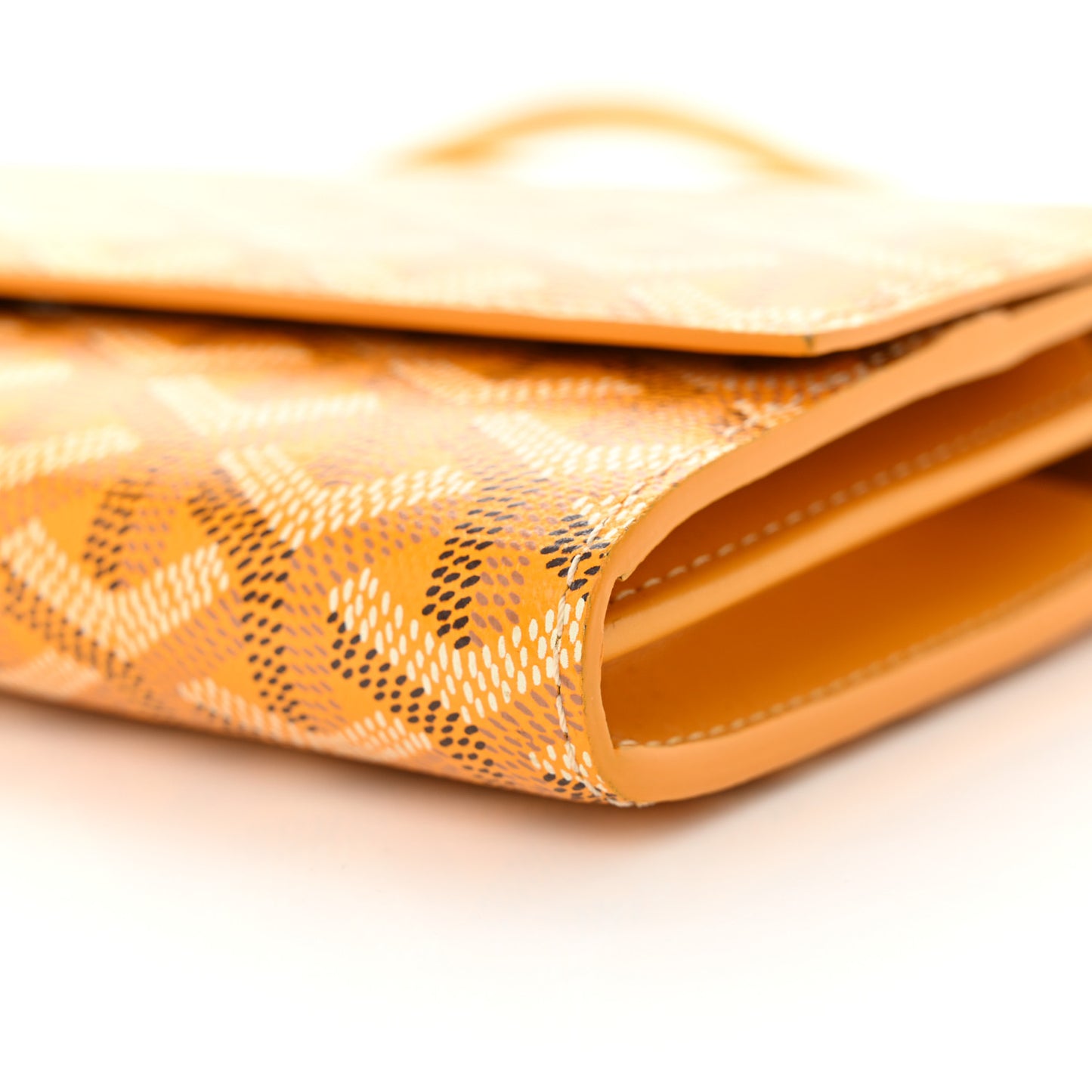 Goyardine Varenne Continental Wallet Yellow