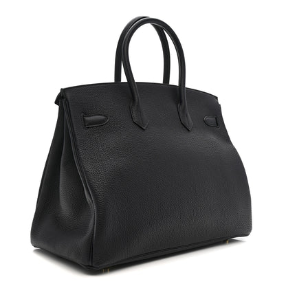 Hermes Togo BIRKIN 35 Bleu Nuit 3 of 11