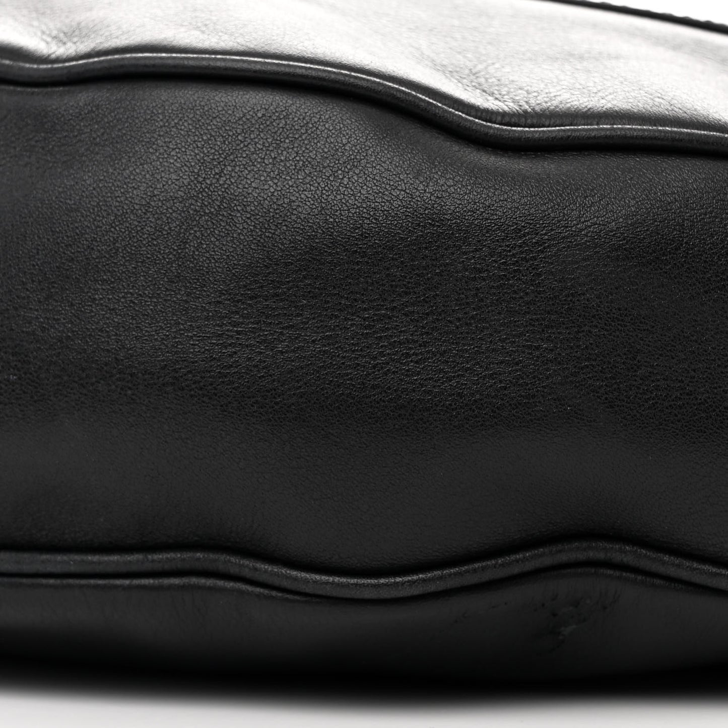 Calfskin Medium Repeat Zip Hobo Black
