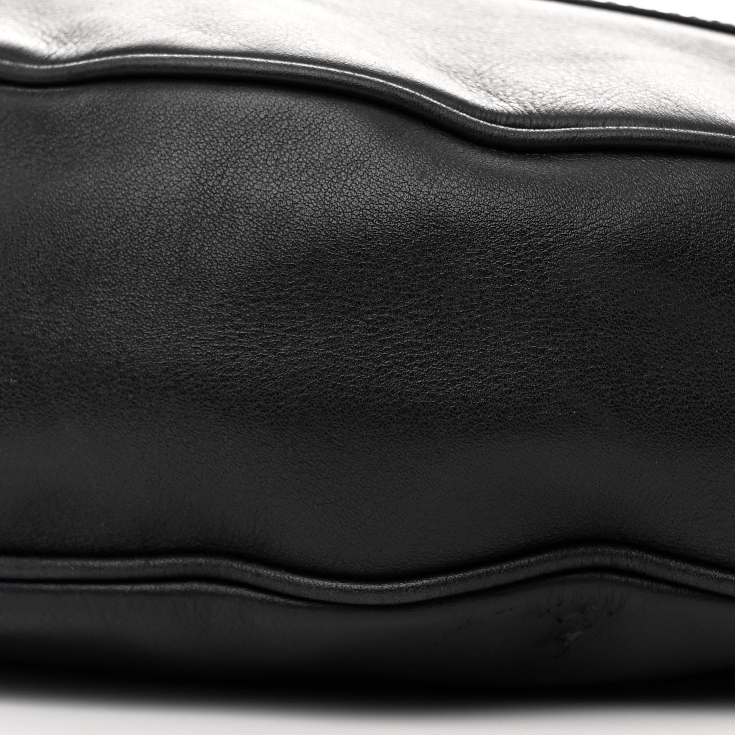 Versace Calfskin Medium Repeat Zip Hobo Black 10 of 11