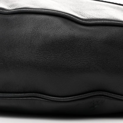 Versace Calfskin Medium Repeat Zip Hobo Black 10 of 11