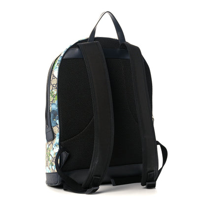 Gucci GG Supreme Blooms Monogram Medium Day Backpack Blue 3 of 14