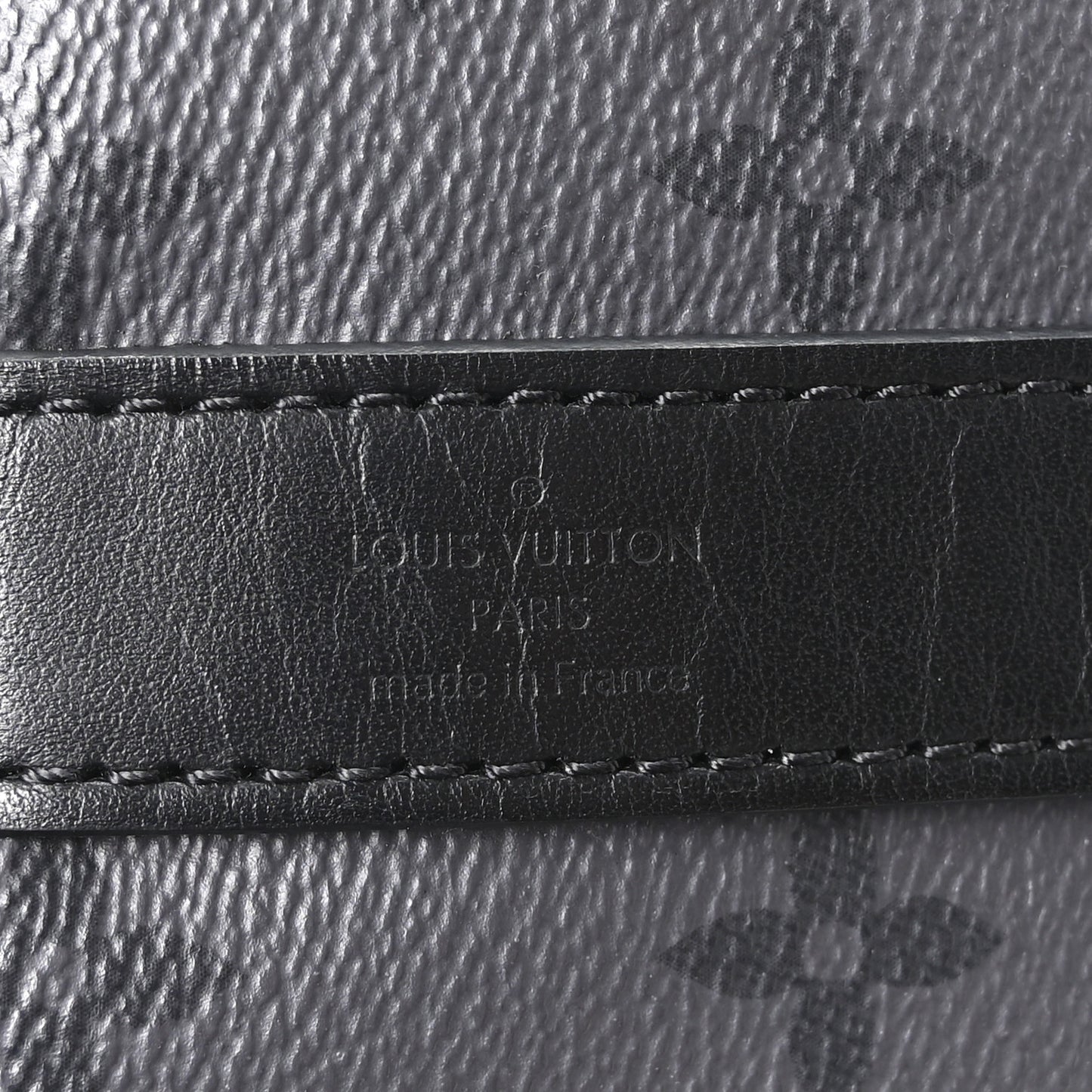 Reverse Monogram Eclipse Keepall XS Black