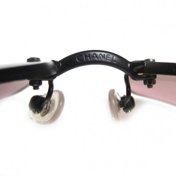 Chanel Frameless CC Logo Sunglasses Rose and Brown 11 of 13