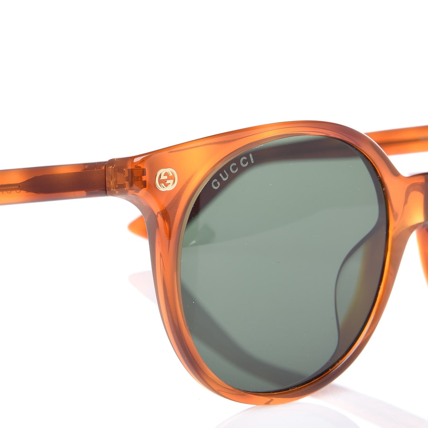 Round GG0091S Sunglasses Brown