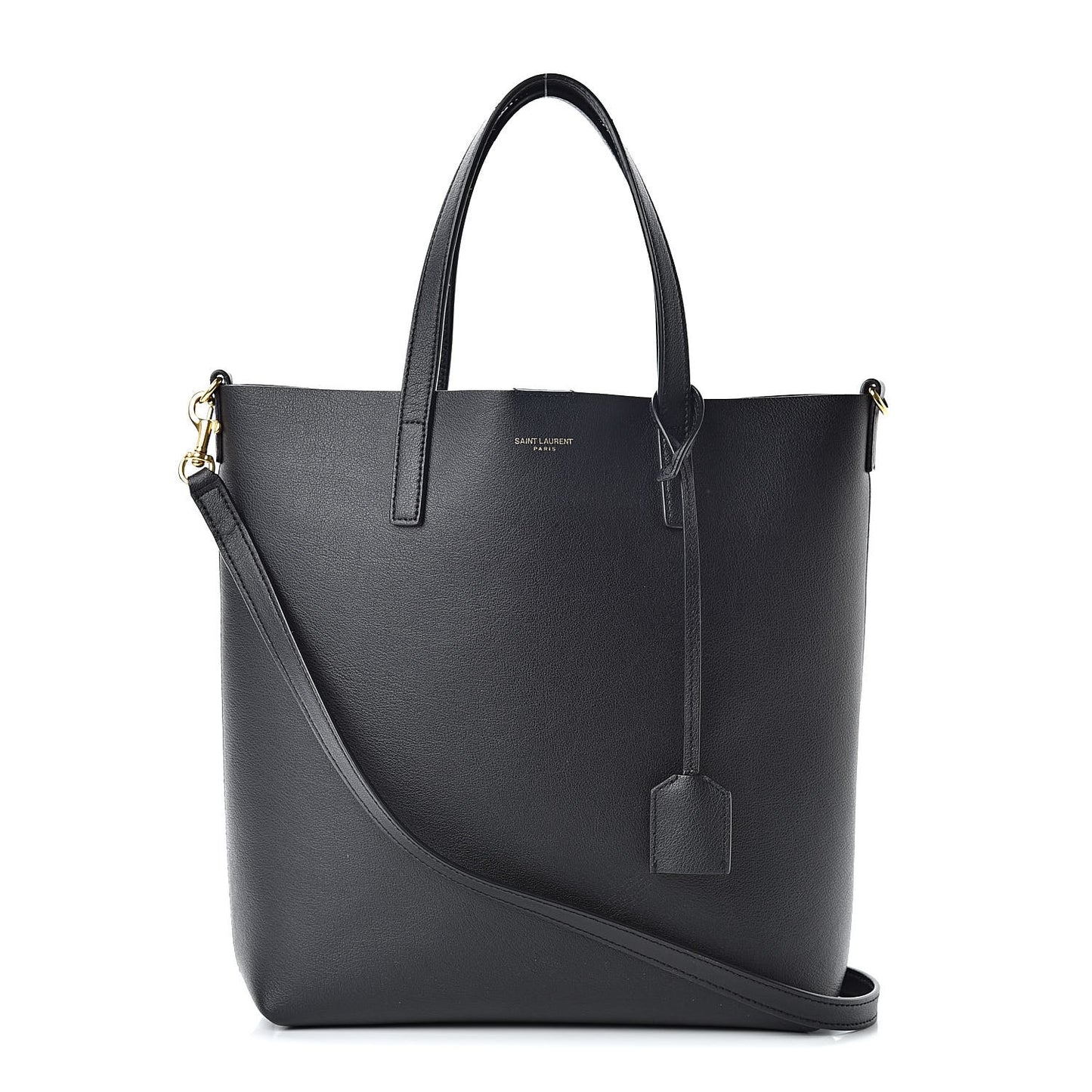 Calfskin Toy Shopping Tote Black