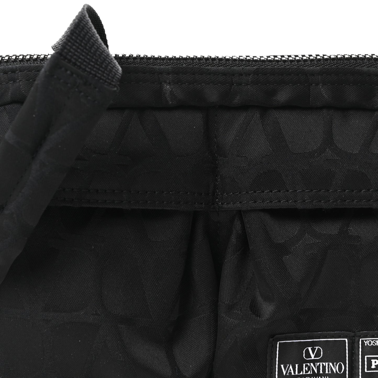 X PORTER Technical Fabric Vlogo Crossbody Sling Bag Black