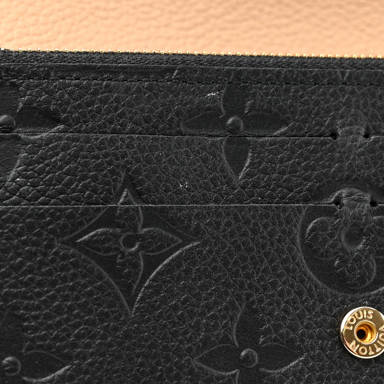 Louis Vuitton Empreinte Emilie Wallet Black Dune 7 of 9