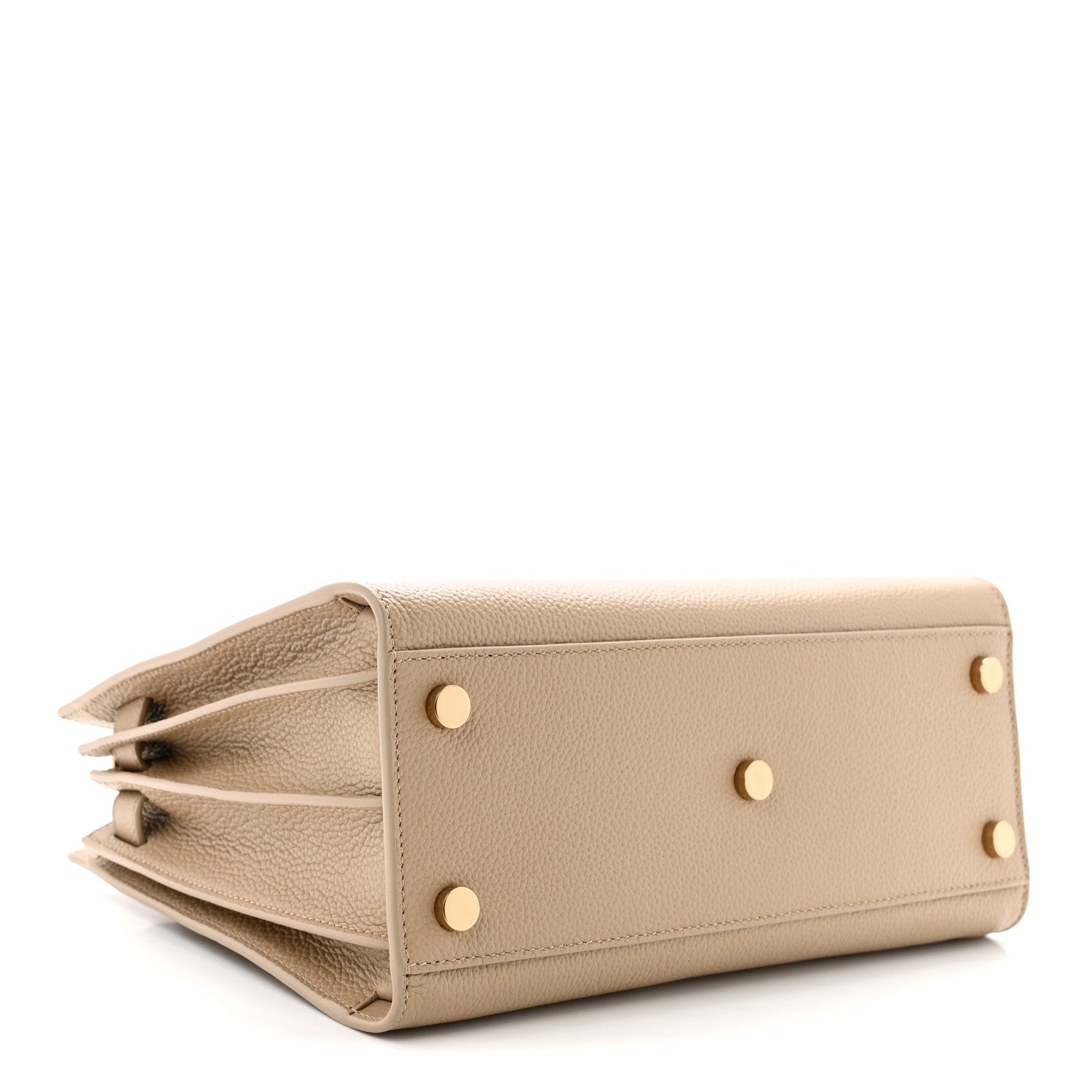 Saint Laurent Grained Calfskin Baby Sac De Jour Souple Dark Beige 4 of 11