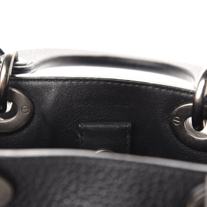 Christian Dior Bullcalf Mini Diorissimo Tote Black 8 of 9